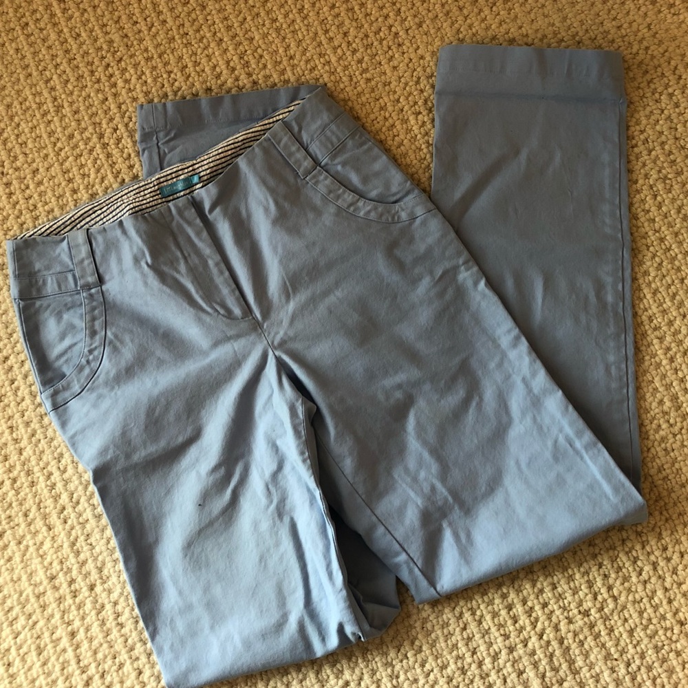 Sky Blue Canvas Twill Pants